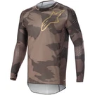 Alpinestars 2023 Supertech Jersey - Squad Le Dark Brown/kangaroo Gold, Medium. Fixed Price $31.05.