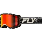 Fly Racing Zone Goggles Black/grey With Red Mirror/smoke Lens 37-51524. Fixed Price $49.66.