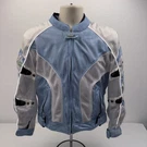 Cortech Lrx Air Women's Sz Xs 6-8 Motorcycle Jacket Light Blue And White. Fixed Price $59.00.