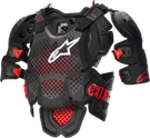 Alpinestars A-10 V2 Full Chest Protector Anthracite/black/red Xs/sm. Fixed Price $299.95.