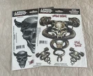 Lethal Threat Lot Of 2 Skull Decals. Fixed Price $7.00.
