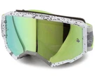 Fly Racing Youth Zone Goggles (dark Grey/hi-vis) (iridescent Green Mirror Lens). Fixed Price $59.95.