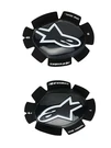 Alpinestars Gp Tech Knee Sliders - Black/white (pair). Fixed Price $69.95.