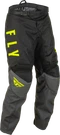 Fly Racing F-16 Black/grey/hi-vis Mx Off Road Pants Youth Sizes 18 22 & 26. Fixed Price $59.99.