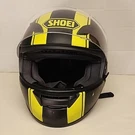 Shoei RF-1100 Glacier TC-3 Full Face Helmet/clear Visor/size Xl Lime Stripes. Fixed Price $146.25.