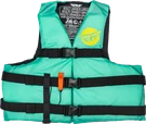 Fly Racing Nylon Flotation Vest Seafoam Green/yellow 221-30412XS. Fixed Price $73.99.