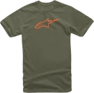 Alpinestars Ageless T-shirt 2XL Military/orange 10327203069402X. Fixed Price $30.99.