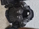 Fox Racing Mens Black Raceframe Impact Low Profile Chest Back Protection Moto. Fixed Price $100.00.