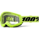 100% Strata 2 Goggles Neon Yellow - Clear Lens. Fixed Price $36.43.