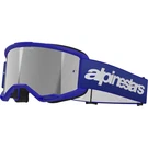 Alpinestars Vision Wordmark Goggles Blue Mirror Silver Lens 5103225-7266. Fixed Price $44.99.