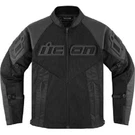 Icon Mesh Af Jacket - Black Leather Men's Size Xl. Fixed Price $235.00.