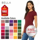 Bella Ladies Womens Favorite Tee Cotton Longer Junior Fit T-shirt Size M-6004. Fixed Price $11.93.