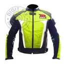 Suzuk Men Leather Jacket Motorcycle Biker Style Handmade With Armor Pads. Fixed Price $223.64.