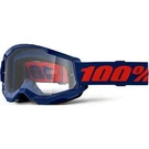 100% Strata 2 Goggles Navy - Clear Lens. Fixed Price $36.31.