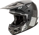 Fly Racing Adult Kinetic Rally Grey/black/white Offroad Helmet 2X. Fixed Price $99.99.