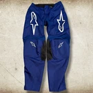 Alpinestars Fluid Narin Motocross Pants Men Size 32 Blue White Motox Dirt Bike. Fixed Price $44.99.
