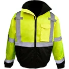 Radians Men's Class Hi-vis Bomber Jacket Lime, Xl, Model# SJ11QB-3ZGS-XL. Fixed Price $42.99.