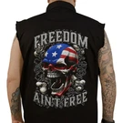 Lethal Threat Freedom Ain't Prnt Sleevelss Buttdwn Shrt - Blk Lge. Fixed Price $37.06.