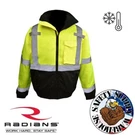 Radians SJ11QB Ansi Class 3 Quilted Lined Weatherproof Bomber Jacket, S-5XL. Fixed Price $43.99.