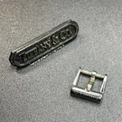 Tiffany&co Genuine Buckle Classic Atlas Watch Strap Parts Silver Color 10-13MM. Fixed Price $94.19.