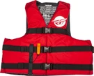Fly Racing Nylon Flotation Life Vest 221-30413 Red/white. Fixed Price $64.95.