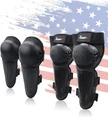 Kids Dirt Bike Elbow Knee Pads Protective Shin Guards Gear Set For Youth Moto.... Fixed Price $45.59.