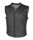 Helite Custom Leather Motorcycle Safety Vest- 2XL. Fixed Price $450.00.