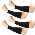 2 Pairs Cut Resistant Arm Protection Sleeves 8.6 X 3.7 Inches Black. Fixed Price $18.21.