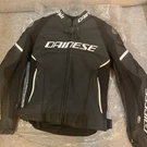 Dainese Racing 3 D-air Motorcycle Leather Jacket Ladies Size 40 Black Matt/whit. Fixed Price $950.00.
